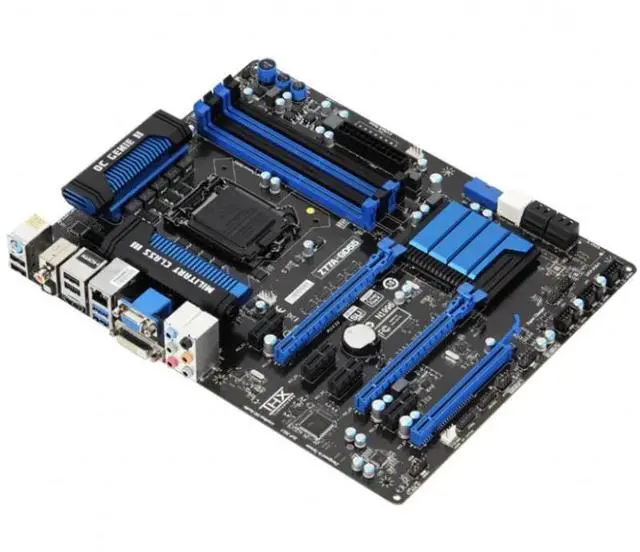 Alt view image 3 of 3 - For Z77A-GD55 Motherboard 32GB LGA 1155 DDR3 ATX Z77 Mainboard 100% Tested Fully Work