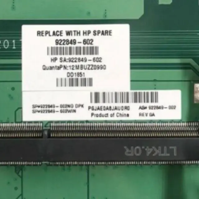 Alt view image 2 of 2 - 922849-002 For 24-R012na Motherboard DAN73BMB6D0 With A12-9730P Mainboard 100% Tested Fully Work