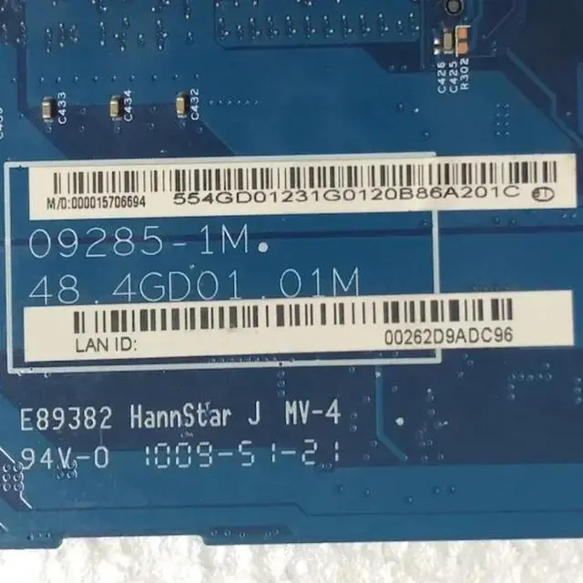 Alt view image 2 of 4 - 09285-1M For 5740 5740G Laptop Motherboard 48.4GD01.01M Mainboard 100% Tested Fully Work