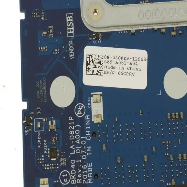 Alt view image 2 of 4 - CN-05CPRV For Inspiron 7460  7560 Motherboard  LA-D821P 05CPRV  5CPRV  With  i5-7200U Mainboard 100% Tested Fully Work