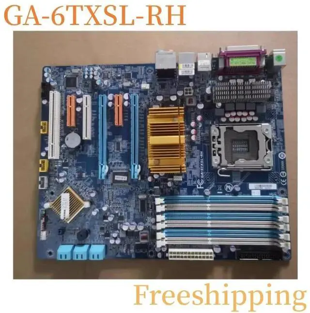Main image of GA-6TXSL-RH For 1366 Pin DDR3 X58 Mainboard 100% Tested Fully Work