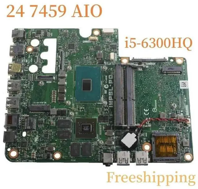 Main image of CN-08GGCV For Inspiron 24 7459 AIO Motherboard IMPSL-PD 08GGCV 8GGCV With I5-6300HQ CPU Mainboard 100% Tested Fully Work