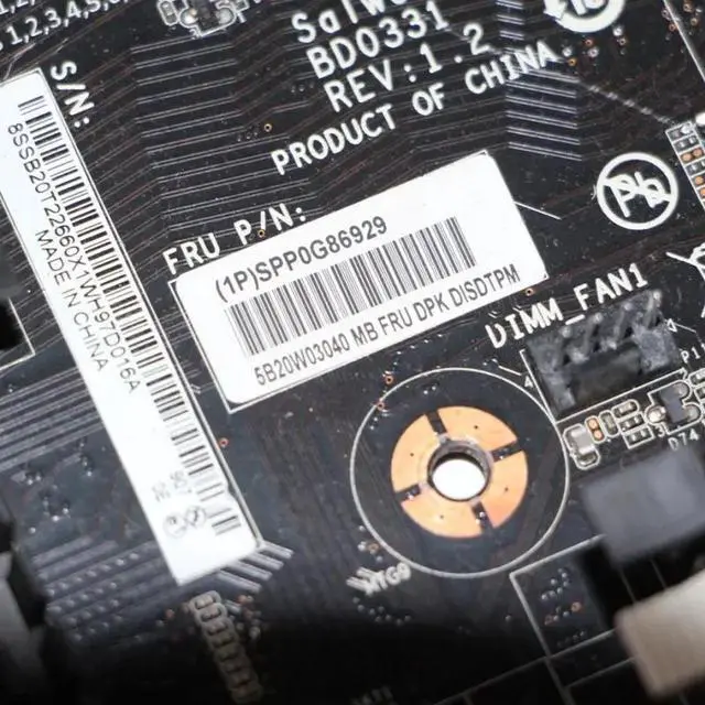 Alt view image 2 of 3 - BD0331 For ThinkStation P520 Motherboard 5B20W03040 00FC986 LGA2011 DDR4 Mainboard 100% Tested Fully Work