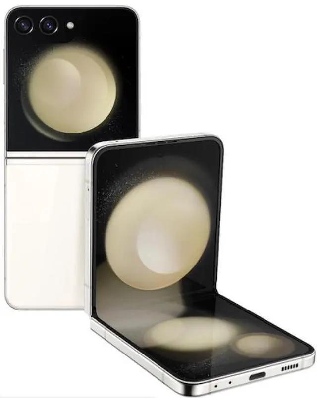 Main image of Samsung Galaxy Z Flip5: Verizon Only, 512GB Storage, Cream (Very Good)