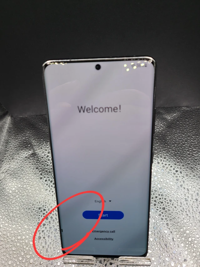 Alt view image 6 of 7 - Samsung Galaxy Z Flip5: Unlocked, 512GB Storage, Blue (Acceptable/Pixel Damage)