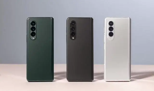 Alt view image 4 of 5 - Samsung Galaxy Z Fold3: AT&T Only, 256GB Storage, Phantom Black (Acceptable Condition)
