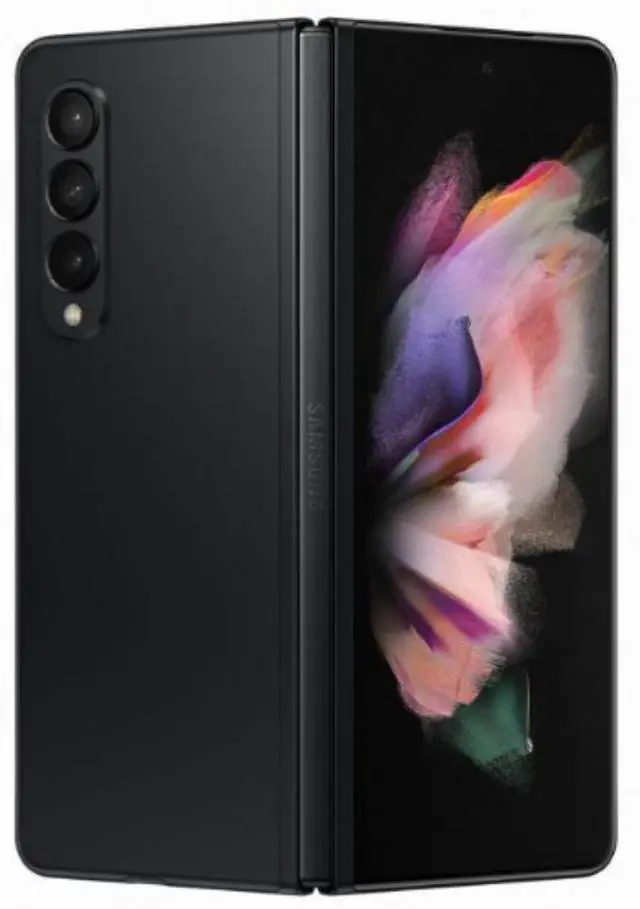 Alt view image 3 of 5 - Samsung Galaxy Z Fold3: AT&T Only, 256GB Storage, Phantom Black (Acceptable Condition)