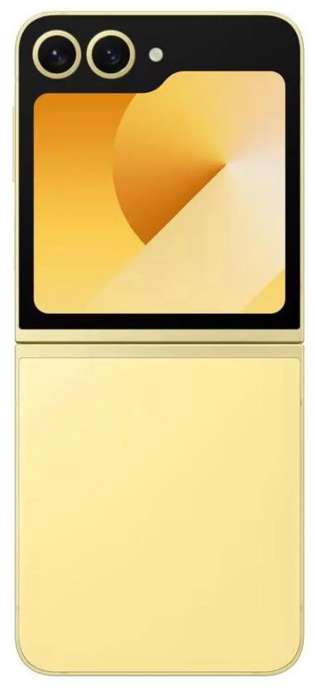 Alt view image 2 of 7 - Samsung Galaxy Z Flip6: AT&T Only, 512GB Storage, Yellow (Acceptable - Grade C - Pixel Wear)