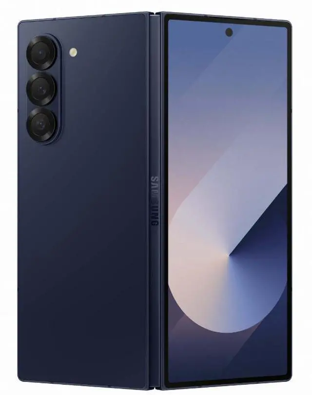 Alt view image 3 of 5 - Samsung Galaxy Z Fold6: AT&T Only, 256GB Storage, Navy Blue (Good - Grade B)