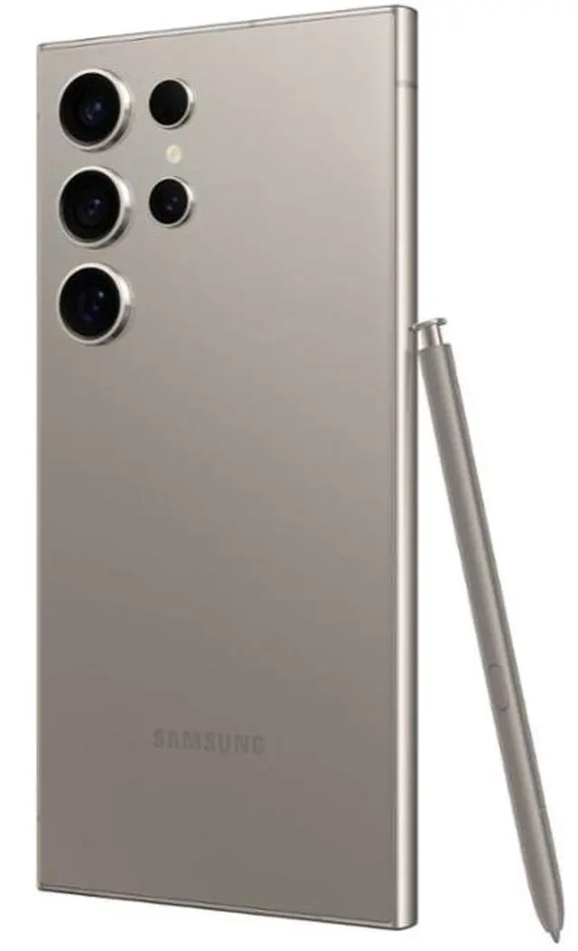 Alt view image 2 of 7 - Samsung Galaxy S24 Ultra: Unlocked 256GB Storage, Titanium Gray (Good - Grade B - Pixel Wear)