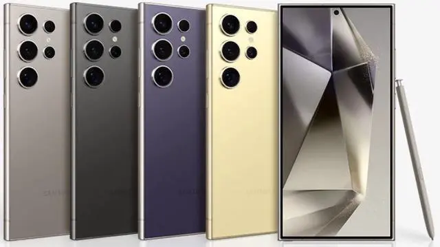 Alt view image 4 of 7 - Samsung Galaxy S24 Ultra: Unlocked 256GB Storage, Titanium Gray (Good - Grade B - Pixel Wear)