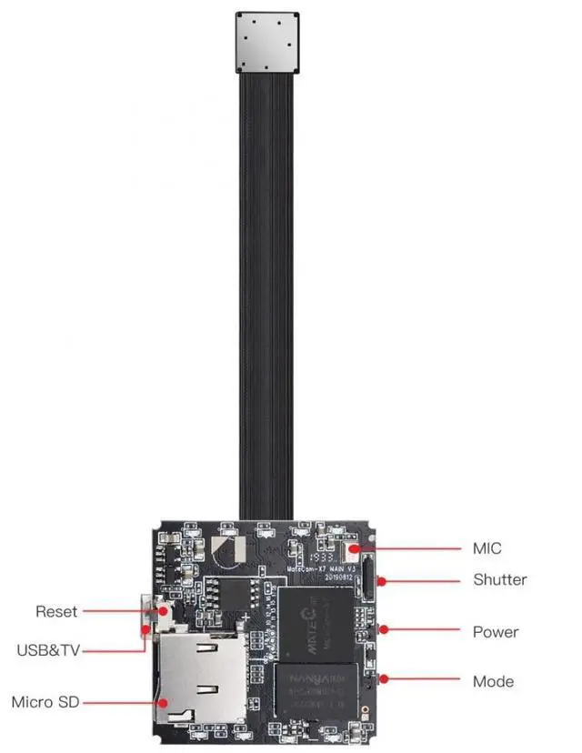 Alt view image 6 of 7 - Mini Camera 4k Wifi Camara DIY PC Cam Module Lens Battery Powered Video DVR Recorder Security Cam Surveillance Cameras