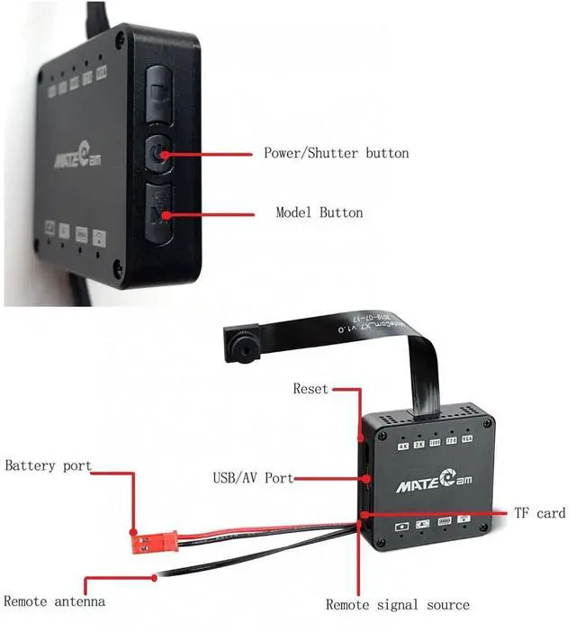 Alt view image 5 of 7 - Mini Camera 4k Wifi Camara DIY PC Cam Module Lens Battery Powered Video DVR Recorder Security Cam Surveillance Cameras