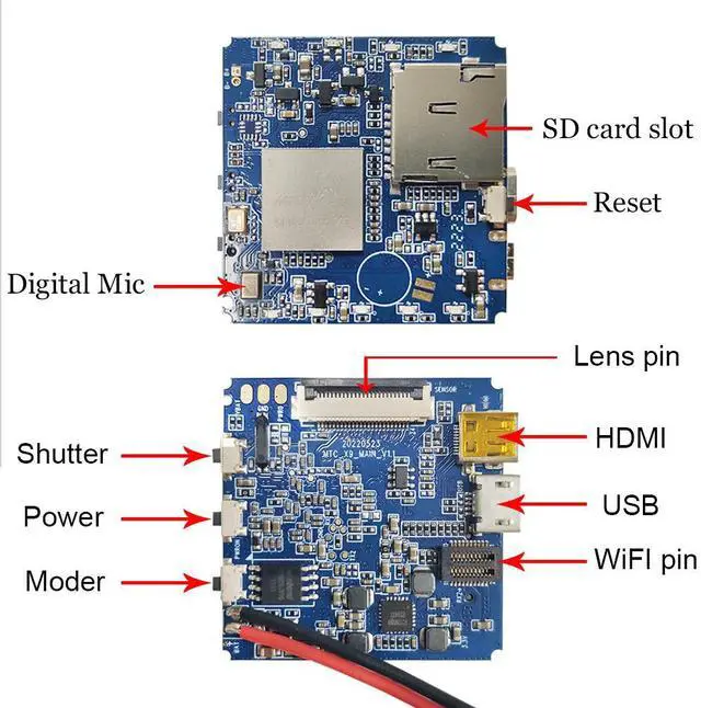 Alt view image 4 of 7 - 4K Wifi Camera X9 60FPS Micro Cam HD DVR Camcorder Remote Wireless Lens Module Video Recorder Support Rtsp