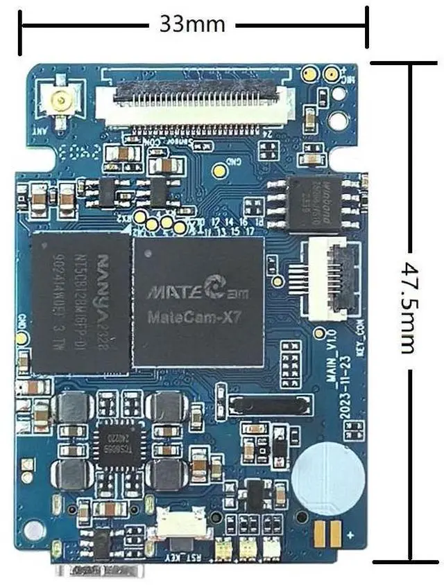 Alt view image 2 of 7 - MateCam X7 Pro 13MP Real 4K Type-C WiFi P2P Mini Camera Video Motion Detector Small DIY Cam Module