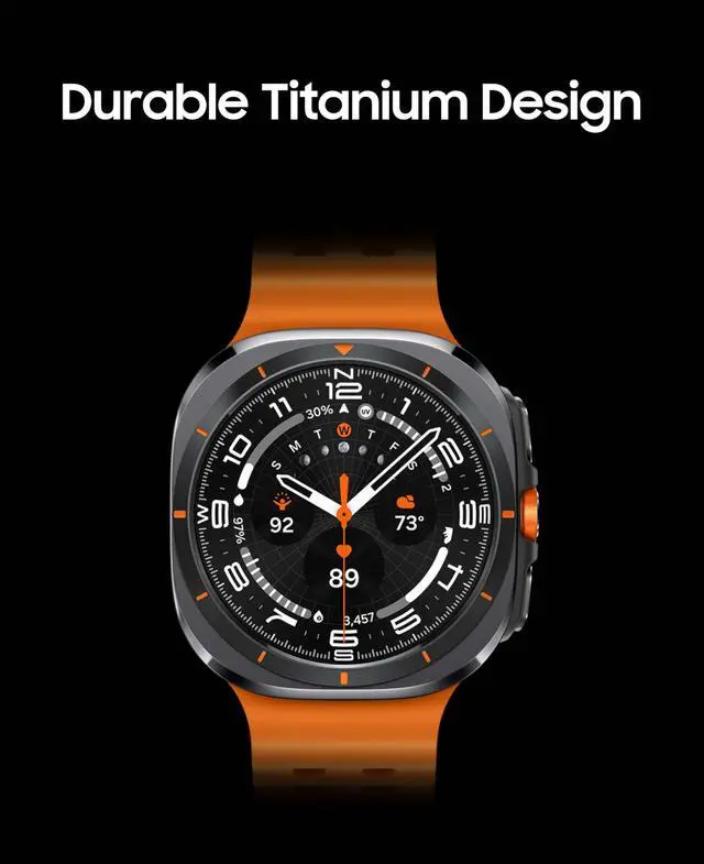 Alt view image 17 of 20 - Samsung Galaxy Watch Ultra, 47mm, Titanium Silver - Heart Rate Monitor, Accelerometer, Barometer, Gyro Sensor, Light Sensor, ECG Sensor, Bioelectrical Impedance Analysis (BIA) Sensor, Pulse Oximeter S