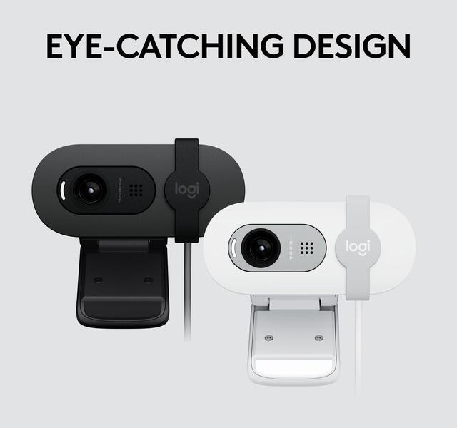 Alt view image 7 of 7 - Logitech Brio 101 Full HD 1080p Webcam for Meetings, Streaming, Desktop, Laptop, PC - Built-in Mic, Shutter, USB-A, Teams, Zoom - Black