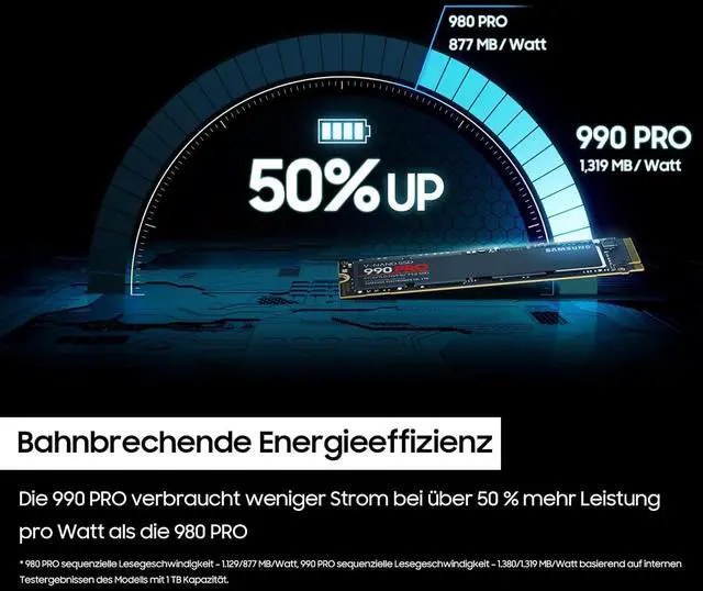 Alt view image 9 of 11 - SAMSUNG 990 PRO PCIE 4.0 NVME M.2 2T