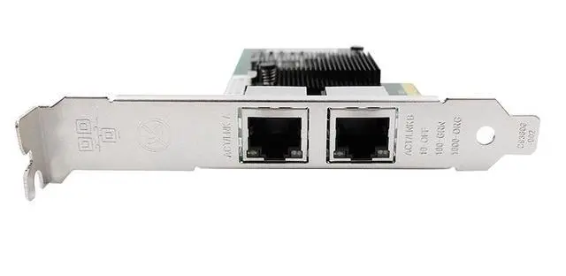 Alt view image 4 of 5 - JLSFT PCI-E X4 Gigabit dual-port network card (short board)