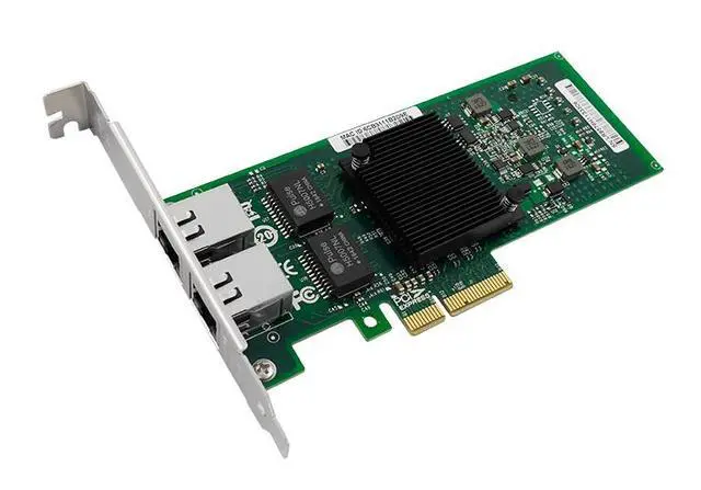Alt view image 5 of 5 - JLSFT PCI-E X4 Gigabit dual-port network card (short board)