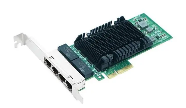 Alt view image 3 of 4 - JLSFT PCI-E X4 Gigabit 4-port Ethernet card