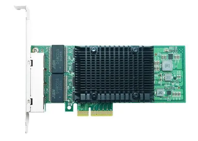 Alt view image 2 of 4 - JLSFT PCI-E X4 Gigabit 4-port Ethernet card