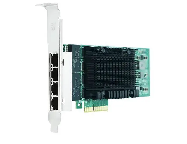 Alt view image 4 of 4 - JLSFT PCI-E X4 Gigabit 4-port Ethernet card