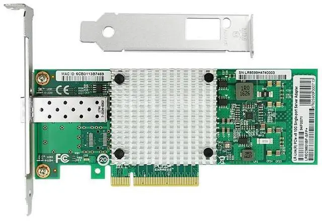 Main image of JLSFT PCI-E 10G dual-port fiber optic network card (D board)