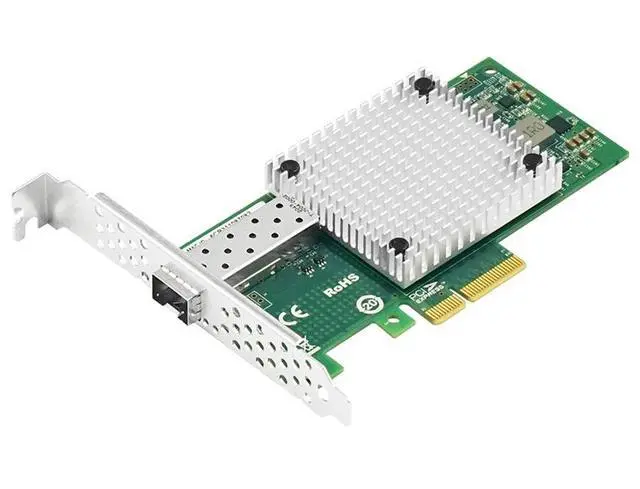 Alt view image 3 of 5 - JLSFT PCIe X8 10GbE Quad-Port Server Network Card