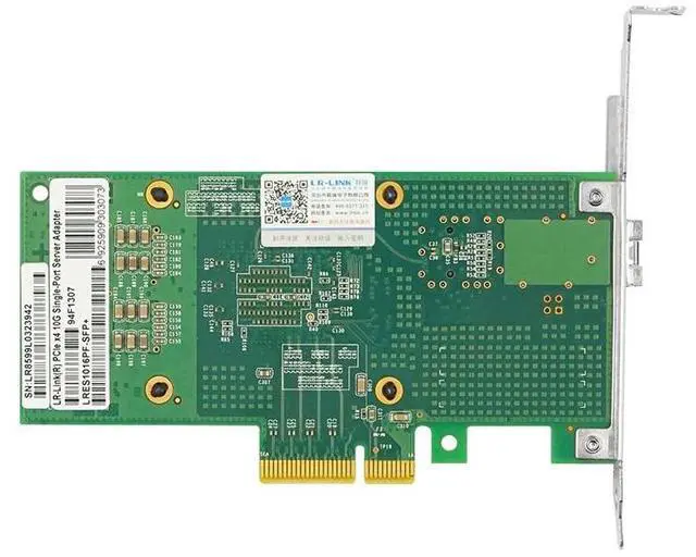 Alt view image 2 of 5 - JLSFT PCIe X8 10GbE Quad-Port Server Network Card