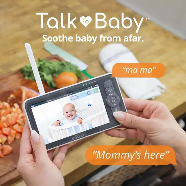 Alt view image 2 of 7 - Levana Nala 5.5 1080P HD Video Baby Monitor with 1 Camera