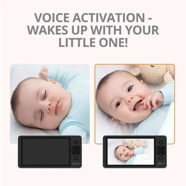 Alt view image 5 of 7 - Levana Ella 5 720P HD Video Monitor with 1 Camera