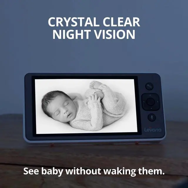 Alt view image 3 of 7 - Levana Ella 5 720P HD Video Monitor with 1 Camera