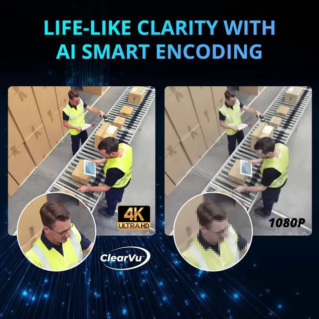 Alt view image 5 of 6 - Defender AI POWERED Sentinel 4K Ultra HD Wired 8 Channel PoE NVR Security System with 4 Metal Cameras with 1TB HDD