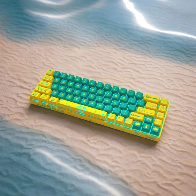 Alt view image 5 of 7 - Banshee K68 HE Magnetic Switch Keyboard - SpongeBob SquarePants