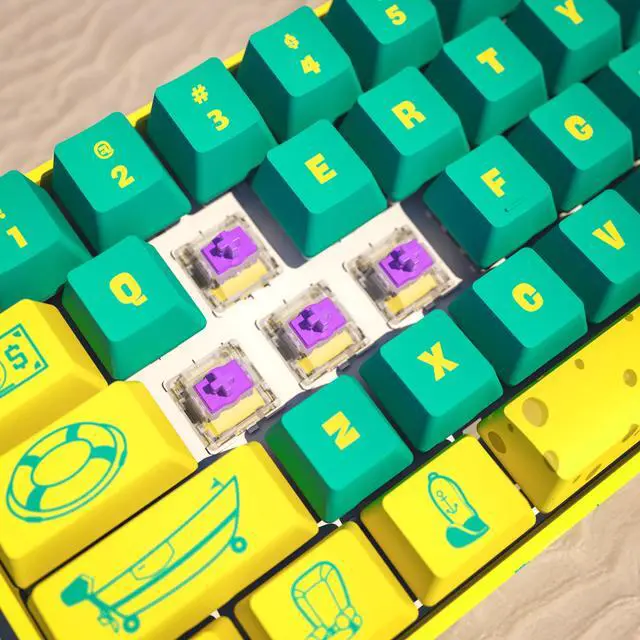 Alt view image 6 of 7 - Banshee K68 HE Magnetic Switch Keyboard - SpongeBob SquarePants
