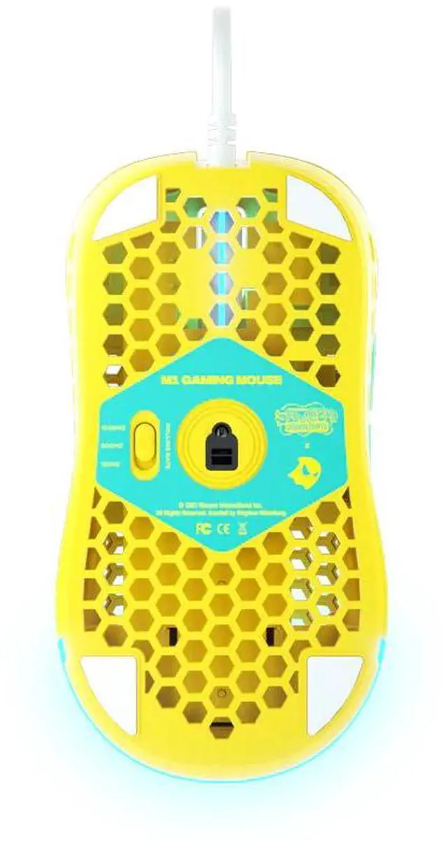 Alt view image 2 of 7 - SpongeBob X Ghost M1 UltraLight Gaming Mouse