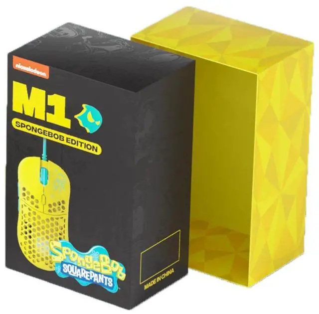 Alt view image 5 of 7 - SpongeBob X Ghost M1 UltraLight Gaming Mouse