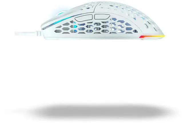 Alt view image 3 of 5 - Ghost M1 UltraLight Gaming Mouse - White