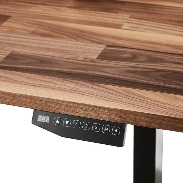 Alt view image 4 of 6 - Rise Series Electric Sit-Stand Desk | Walnut Wood