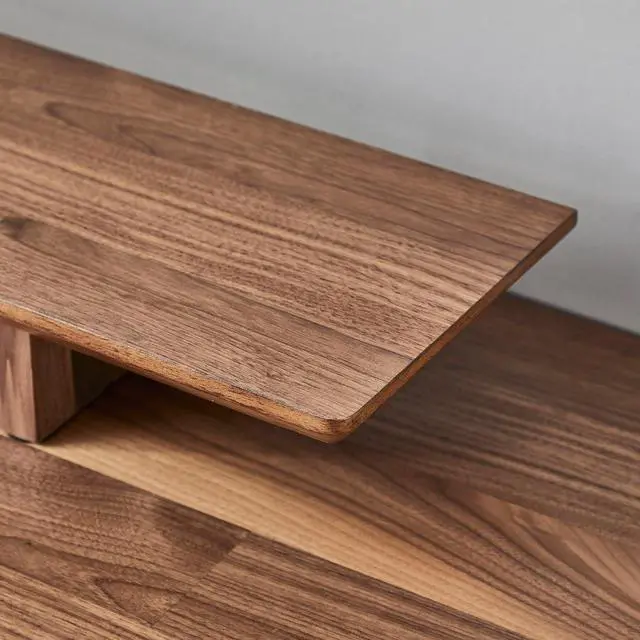 Alt view image 5 of 6 - Rise Series Electric Sit-Stand Desk | Walnut Wood