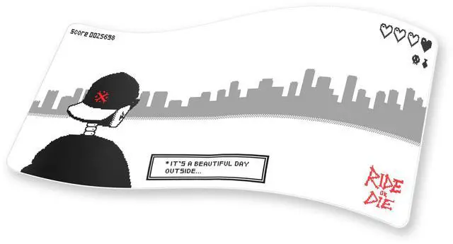 Main image of Oni Deskpad - Ride or Die White