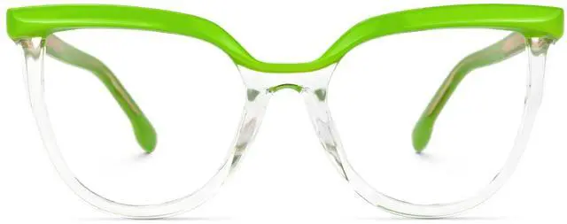 Main image of Zeelool TR90 Oversize Cat Eye Blue Light Glasses for Women Vashti ZJGT872034-03 Transparent
