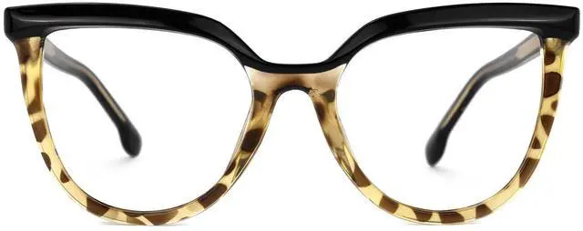 Main image of Zeelool TR90 Oversize Cat Eye Blue Light Glasses for Women Vashti ZJGT872034-04 Tortoise