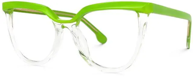 Alt view image 2 of 4 - Zeelool TR90 Oversize Cat Eye Blue Light Glasses for Women Vashti ZJGT872034-03 Transparent