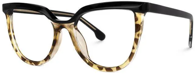 Alt view image 2 of 4 - Zeelool TR90 Oversize Cat Eye Blue Light Glasses for Women Vashti ZJGT872034-04 Tortoise