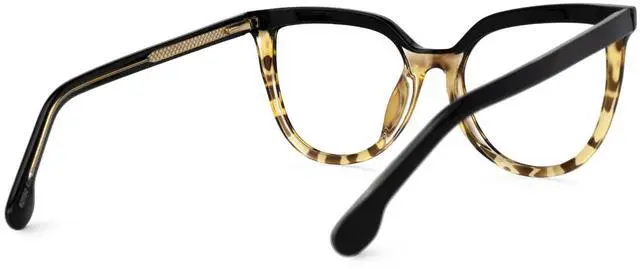 Alt view image 4 of 4 - Zeelool TR90 Oversize Cat Eye Blue Light Glasses for Women Vashti ZJGT872034-04 Tortoise