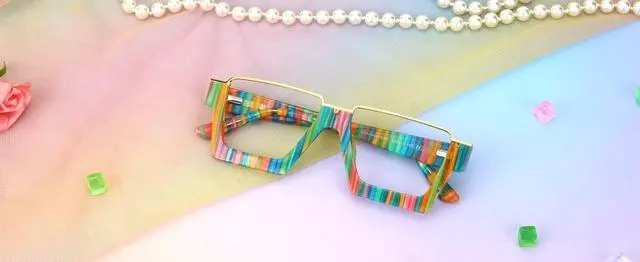 Alt view image 2 of 5 - VOOGLAM Blue Light Glasses for Women Cute Computer Office with Trending Frame Glasses Multicolor Dardhan GJGA596413-05