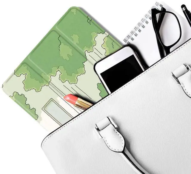 Alt view image 5 of 5 - MAYCARI Cartoon Rabbit Dog Case foriPad Pro 12.9 Inch 2022/2021/2020 with Pencil Holder, Cute iPad Pro 6th/5th/4th Generation Protective Case with Soft TPU Green, Auto Sleep/Wake Cover Slim Shell