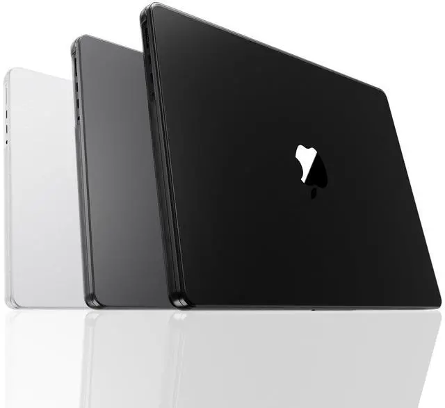 Main image of Macaset for MacBook Pro 14 inch Case M4 2025 2024-2021 M3 M2 M1 Pro/Max [100% Original Space Black] [Corner Protective] Clear Matte Hard Shell Cover Laptop A3401 A3185 A3112 A2992 A2918 A2779 A2442